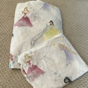 PB princess twin bed set